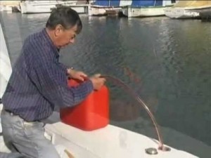 spurgo barca carburante